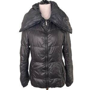 ADD Italy Goose Down Black Women's Puffer Jacket Size 6